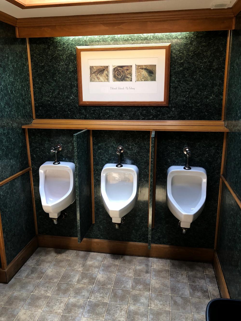 Porcelain Urinals Restroom Trailer